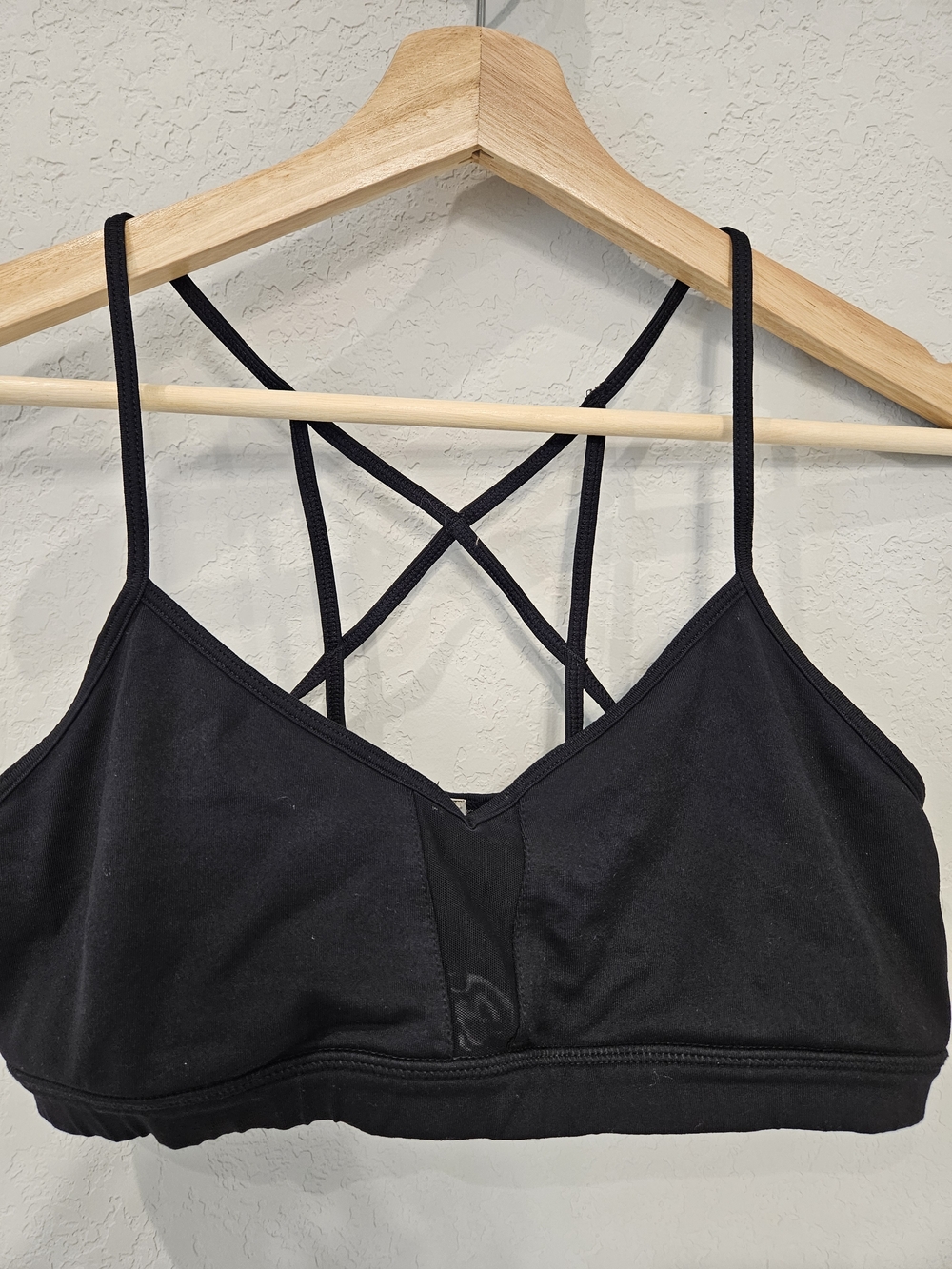 ALO Yoga Black Strappy Sports Bralette